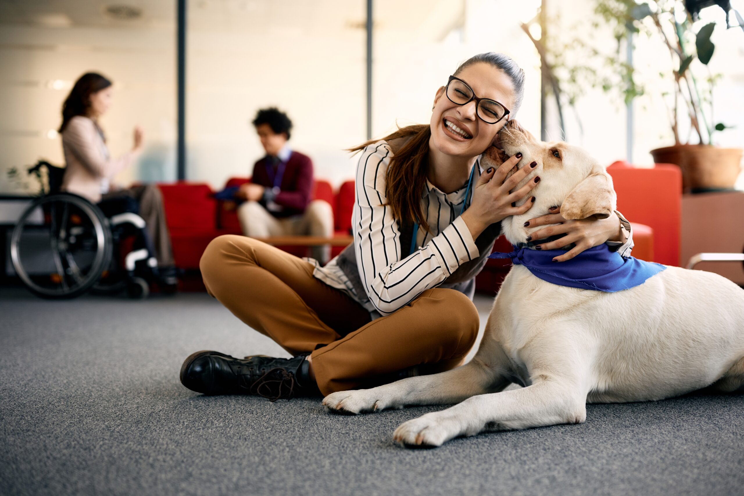 terapia asistida con perro