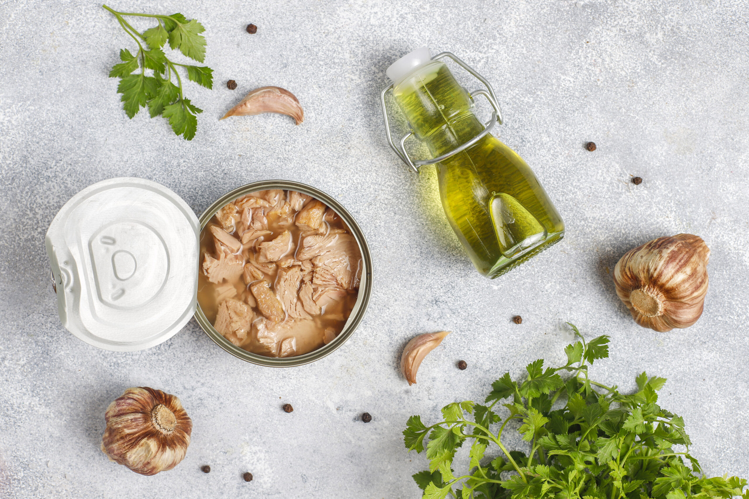 Proteína vegetal con sabor marino